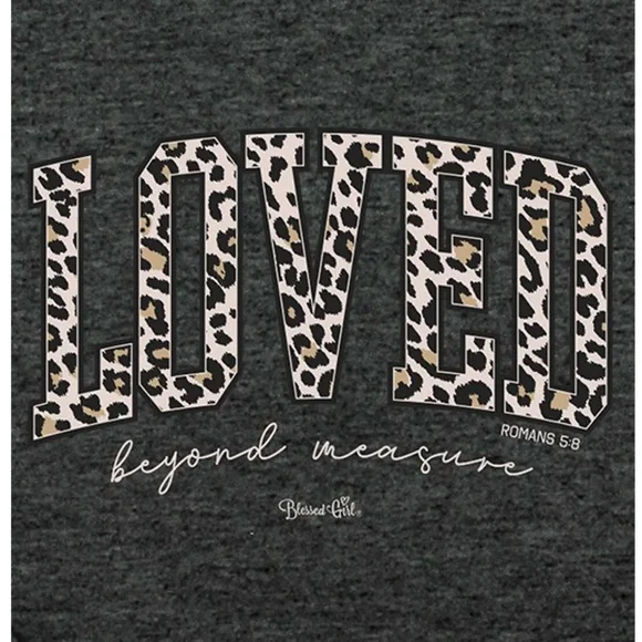 Blessed Girl "Loved Leopard" Hoodie Size 3X - Picture 2 of 5